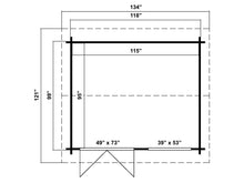 Load image into Gallery viewer, Playhouse 8x10 Teen Spot Floor plan