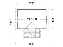Load image into Gallery viewer, DIY playhouse Little Residence floor plan by WholeWoodPlayhouses.