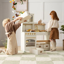 Load image into Gallery viewer, Tiny Land® Wooden Play Kitchen with Storage for Creative Toddlers