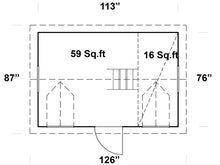 Load image into Gallery viewer, DIY Playhouse Kit Little Farmhouse Floor Plan by WholeWoodPlayhouses