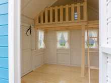 Load image into Gallery viewer, Kids Playhouse Bluebird Natural Color Loft with Ladder by WholeWoodPlayhouses