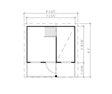 Load image into Gallery viewer, DIY Playhouse Kit Little Fun Clubhouse floor plan by WholeWoodPlayhouses