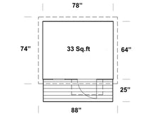 Load image into Gallery viewer, DIY Playhouse Kit Little Cabin Floor and Terrace Plan by WholeWoodPlayhouses
