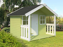 Load image into Gallery viewer, Kids  Wooden Playhouse DIY Kit Little Hideaway Outdoor Playhouse in the backyard by WholeWoodPlayhouses