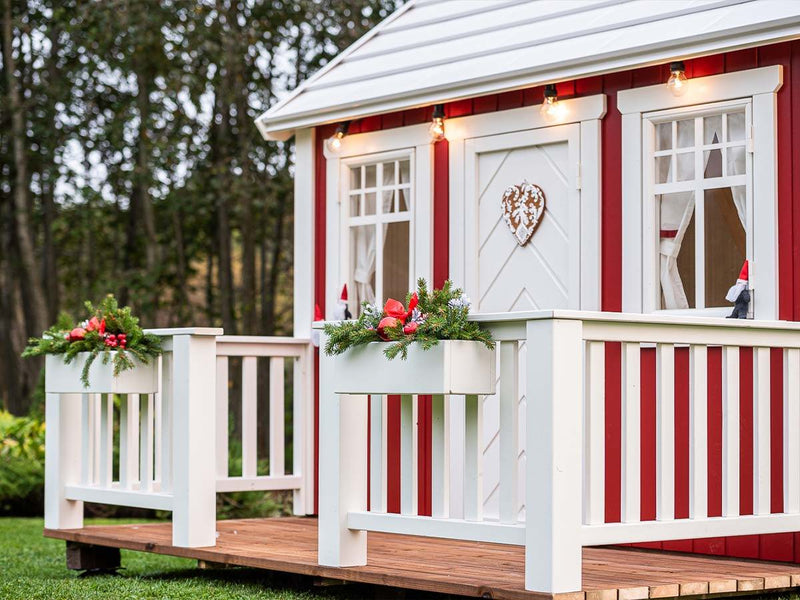 Decorating Your Home and Wooden Playhouse for Christmas