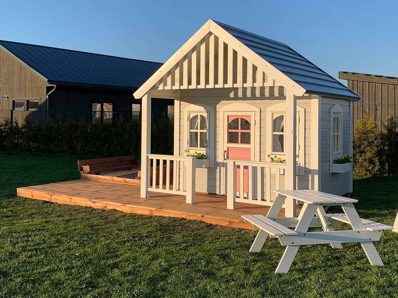 See how one customer created a dream wooden playhouse — a personalized backyard project that inspired creativity and joy.
