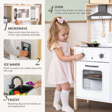 Load image into Gallery viewer, Interactive Play Kitchen with Sounds &amp; Cookware
