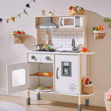 Load image into Gallery viewer, Interactive Play Kitchen with Sounds &amp; Cookware
