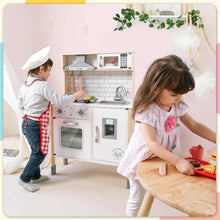 Load image into Gallery viewer, Interactive Play Kitchen with Sounds &amp; Cookware
