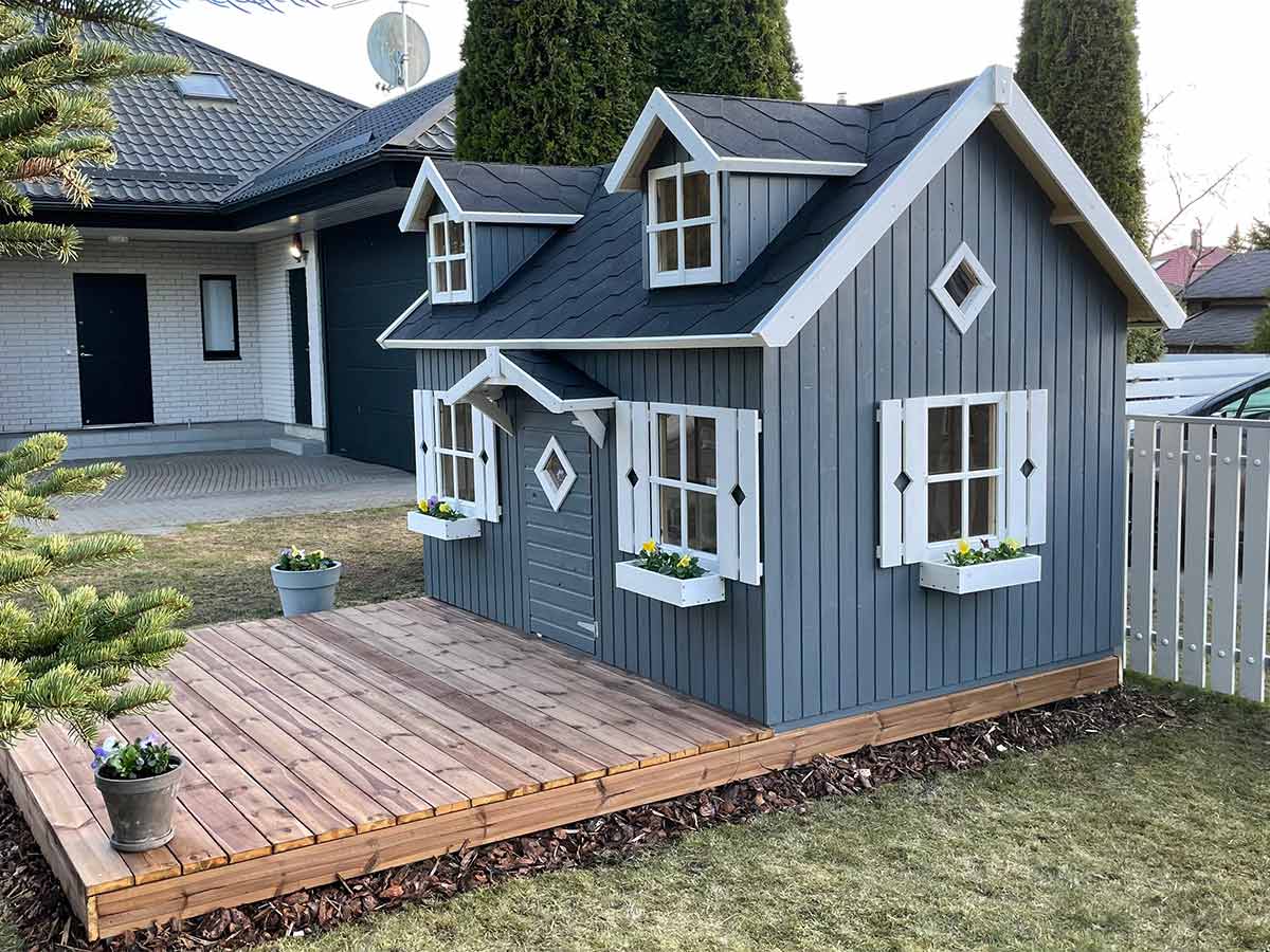 Diy Playhouse Plans Outdoor Play House Wooden Kids Playhouse Plans