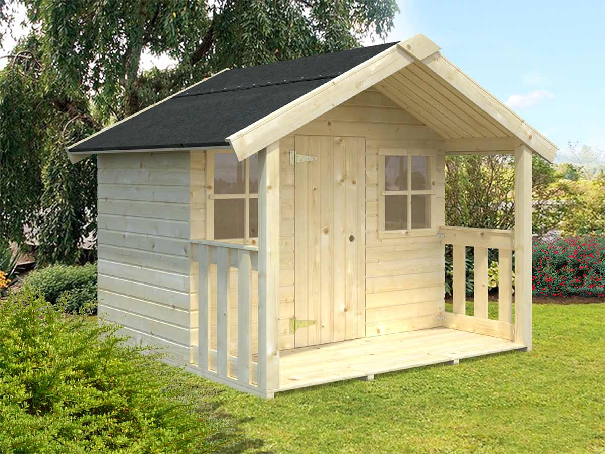 DIY Playhouse Kit Little Hideaway Outdoor Wooden Playhouse